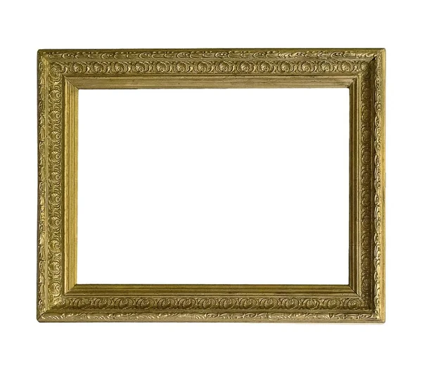 Vergulde houten frame — Stockfoto