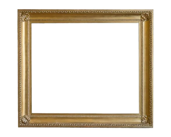 Vergulde houten frame — Stockfoto