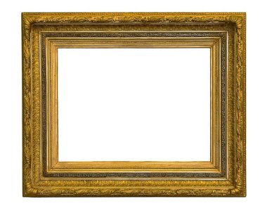 yaldızlı ahşap çerçeve