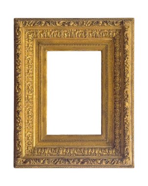 yaldızlı ahşap çerçeve