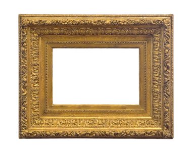 yaldızlı ahşap çerçeve