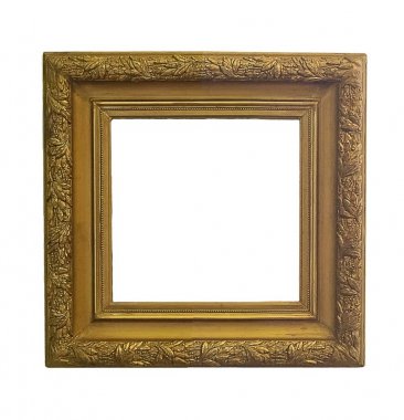 yaldızlı ahşap çerçeve