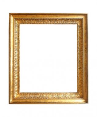 yaldızlı ahşap çerçeve