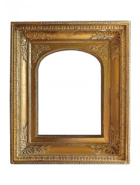 yaldızlı ahşap çerçeve