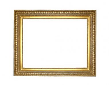 yaldızlı ahşap çerçeve