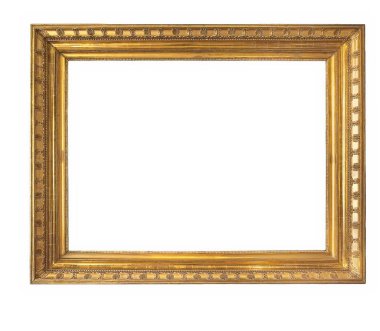 yaldızlı ahşap çerçeve