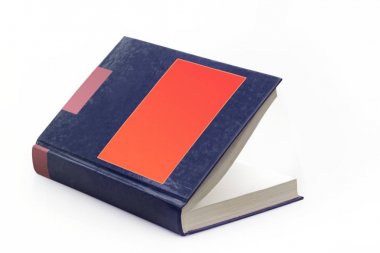 Beyaz arkaplan üzerine kitap aç