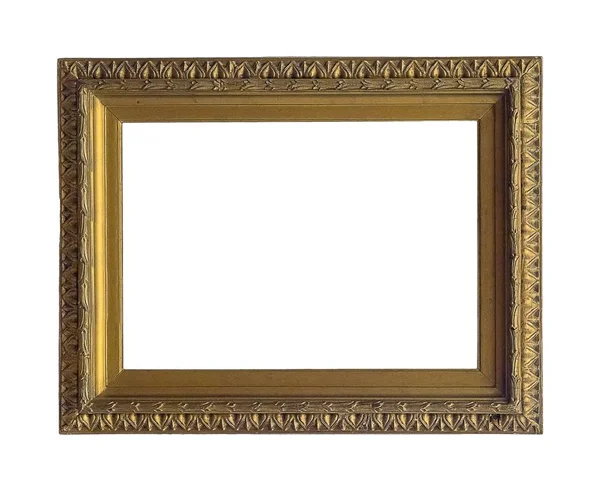 Vergulde houten frame — Stockfoto