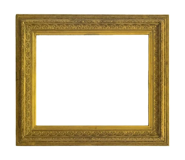 Vergulde houten frame — Stockfoto