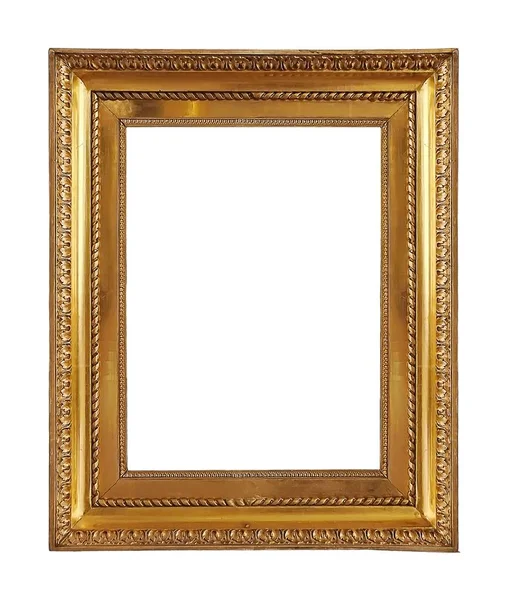 Vergulde houten frame — Stockfoto