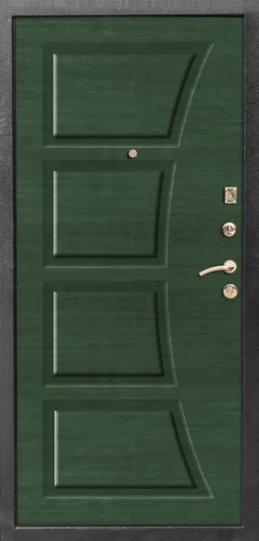 Vstupní dveře (kovové dveře) — Stock fotografie