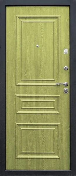 Вхідні двері (металеві двері ) — стокове фото