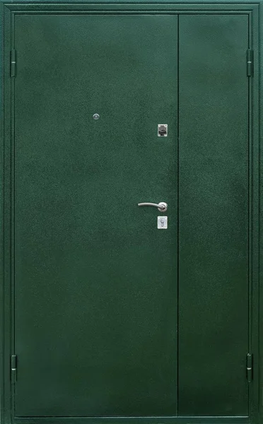 Ușă de intrare (ușă metalică ) — Fotografie, imagine de stoc
