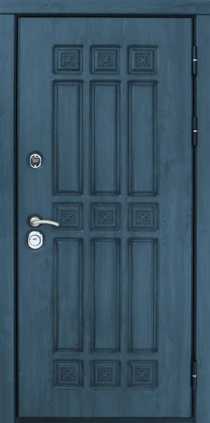 Porta de entrada (porta de metal ) — Fotografia de Stock