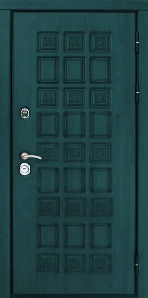 Drzwi wejściowe (drzwi metalowe) — Zdjęcie stockowe