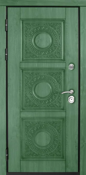 Drzwi wejściowe (drzwi metalowe) — Zdjęcie stockowe
