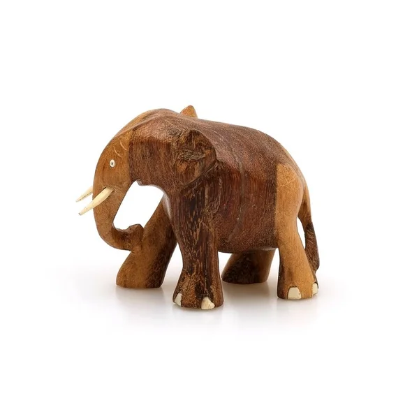 Trä souvenir elefant — Stockfoto