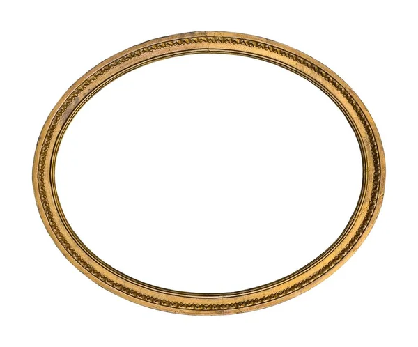 Gilded frame for paintings, mirrors or photos — Stock Photo, Image