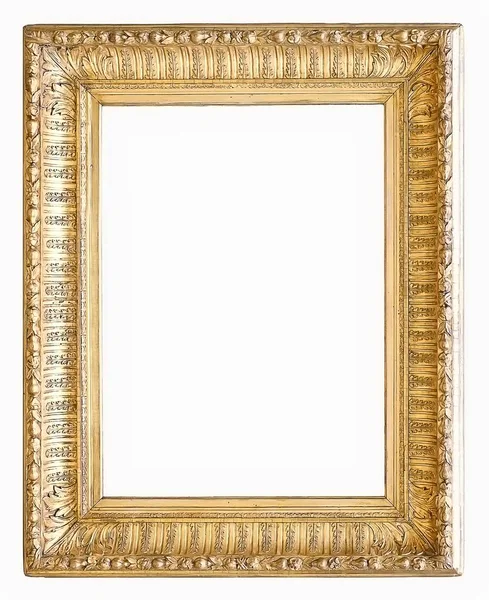 Beyaz arka plan üzerinde izole yaldızlı çerçeve