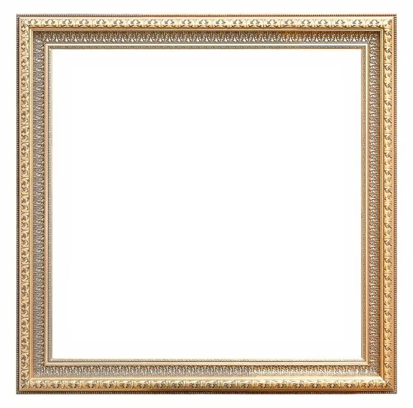 Gilded frame isolated on white background — Stock Photo, Image