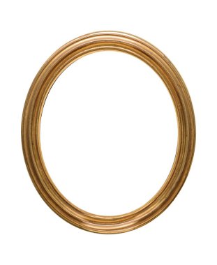 Beyaz arka plan üzerinde izole yaldızlı çerçeve