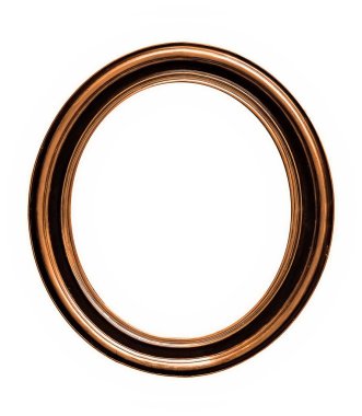 Beyaz arka plan üzerinde izole yaldızlı çerçeve