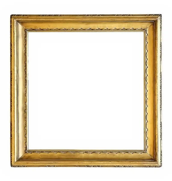 Beyaz arka plan üzerinde izole yaldızlı çerçeve