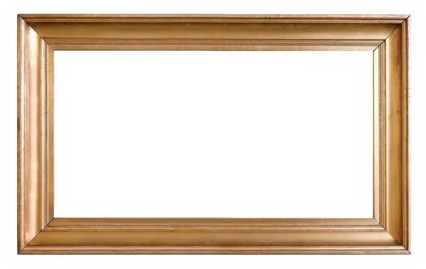 Gilded frame isolated on white background — Stock Photo, Image