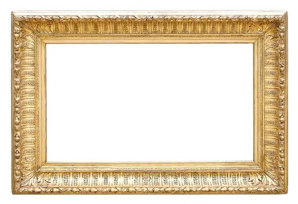 Beyaz arka plan üzerinde izole yaldızlı çerçeve