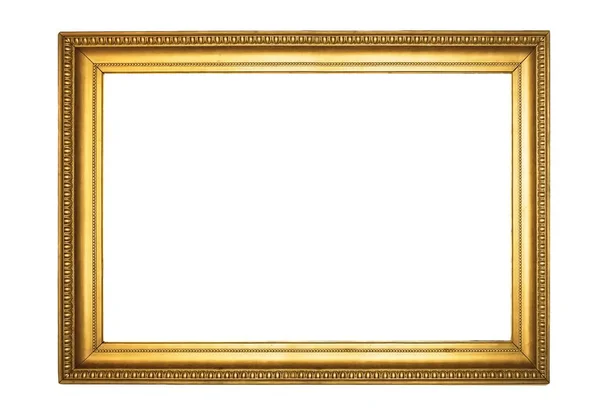 Gouden frame voor schilderijen, spiegels of foto 's — Stockfoto