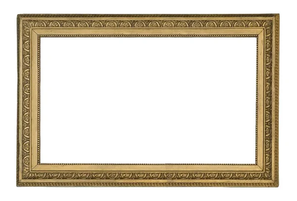 Gouden frame voor schilderijen, spiegels of foto 's — Stockfoto