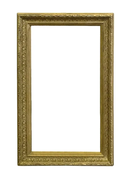 Gouden frame voor schilderijen, spiegels of foto 's — Stockfoto