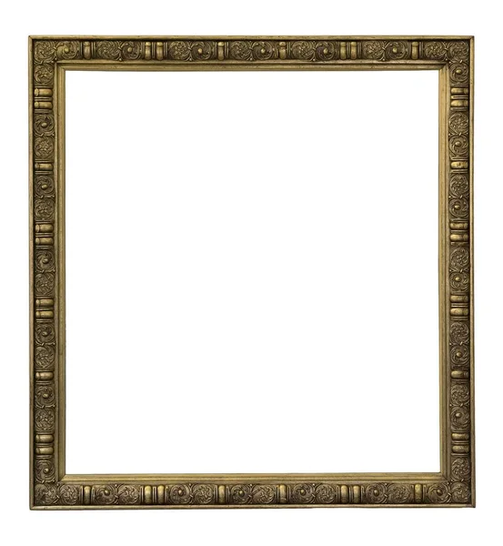 Gouden frame voor schilderijen, spiegels of foto 's — Stockfoto