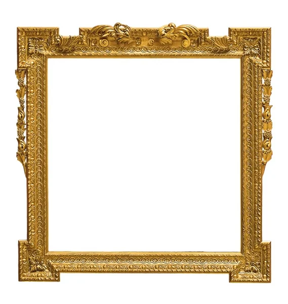 Marco dorado para pinturas, espejos o fotos —  Fotos de Stock