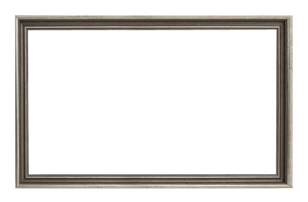 Silver frame for paintings, mirrors or photos — Stock Photo, Image