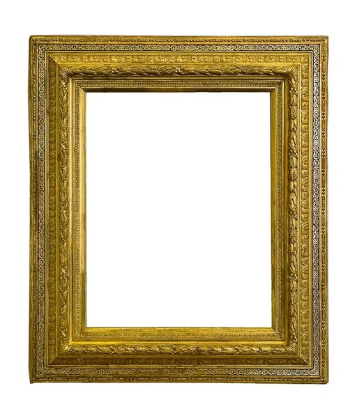 Gilded wooden frame for a picture — Stock Photo, Image