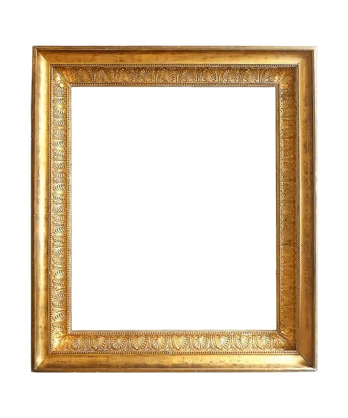 Bir resim için yaldızlı ahşap çerçeve