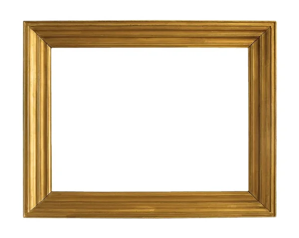 Gilded wooden frame for a picture — Stock Photo, Image