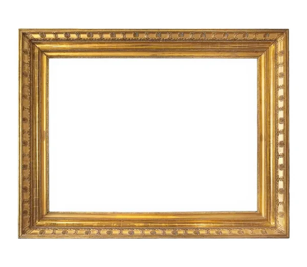 Vergulde houten frame voor een foto — Stockfoto