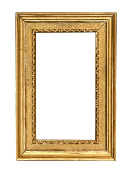 Vergulde houten frame voor een foto — Stockfoto