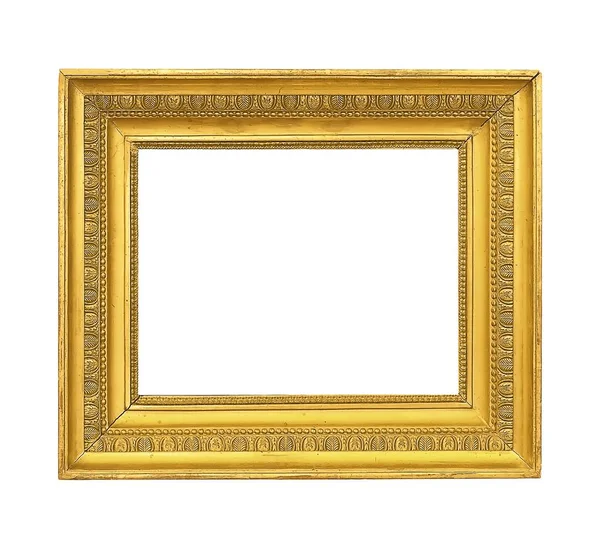 Vergulde houten frame voor een foto — Stockfoto