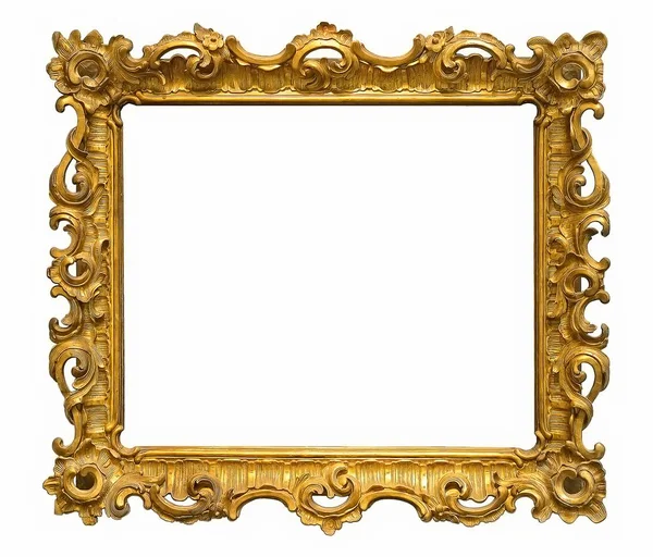 Gilded wooden frame for a picture — Stock Photo, Image