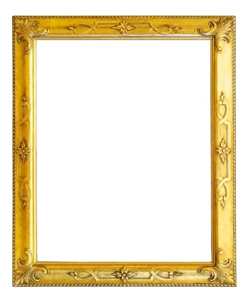 Marco de madera dorada para una imagen —  Fotos de Stock