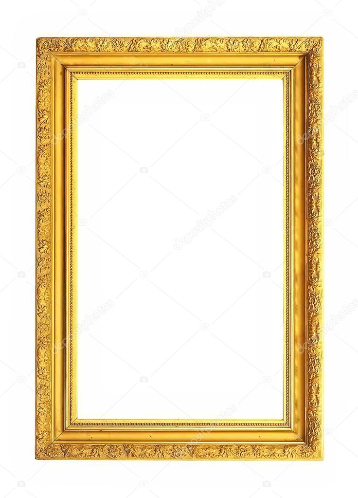 Gilded wooden frame for a picture