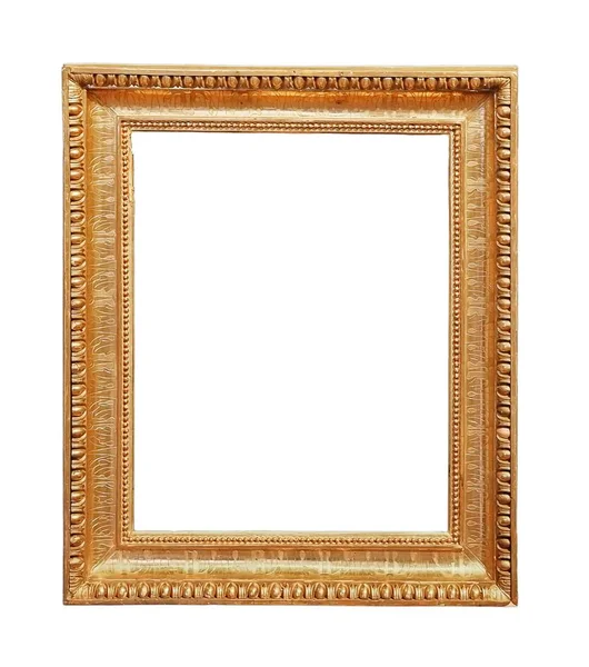 Vergulde houten frame voor een foto — Stockfoto