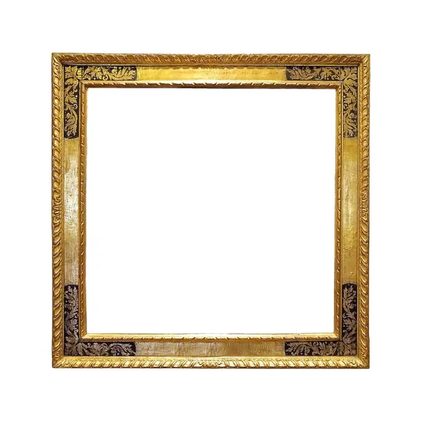 Vergulde houten frame voor een foto — Stockfoto