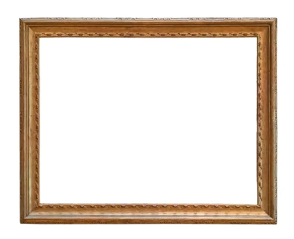 Gilded wooden frame for a picture — Stock Photo, Image