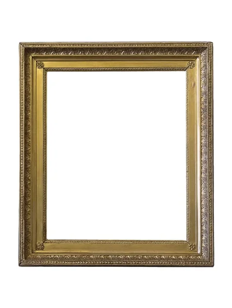 Vergulde houten frame voor een foto — Stockfoto