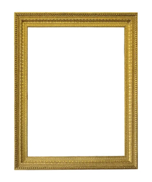 Bir resim için yaldızlı ahşap çerçeve