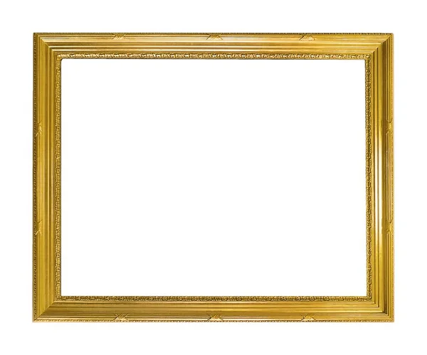 Vergulde houten frame voor een foto — Stockfoto